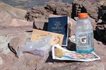 Junk on the summit of Kings Peak, Utah by Roger J. Wendell - 09-22-2011