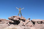 Roger J. Wendell on the summit of Kings Peak, Utah - 09-22-2011