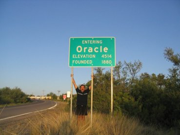 Roger J. Wendell visiting Ed Abbey's old stomping grounds near Oracle, Arizona - 06-13-2007