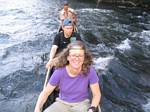 Bryan and Dianne in Canoe - Amazonia, Ecuador, January 2006