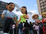 Large New Year's Eve Paper Puppets - Quito, Ecuador, December 31st, 2005