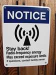 Cellular Tower Radiation Warning near the Interstate 70 Hogback Road Cut - 02-28-2009