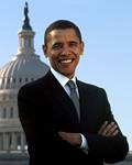 Barack Obama at the Capitol