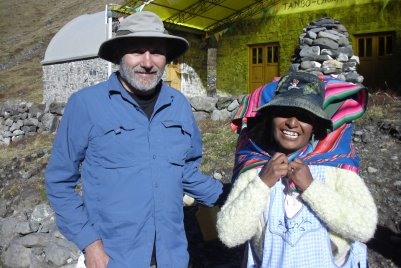 Roger J. Wendell at Restaurant Chuana, Bolivia - 06-16-2013