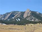 Boulder Flatirons by Roger J. Wendell on 03-28-2006