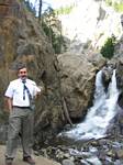 Roger Wendell at Boulder Falls - 04-12-2006