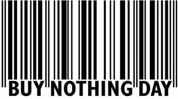 Buy Nothing Day Bar Code