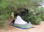 Our Well Organized Camping Neighbors at Hermit Rapids, Grand Canyon - April 2006