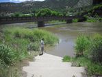 Colorado River Overflow at the Bair Ranch Rest Area by Roger J. Wendell on 06-06-2010