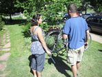 Bike to work day station at KGNU in Boulder, Colorado by Roger J. Wendell - 06-22-2011