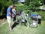 Bike to work day station at KGNU in Boulder, Colorado by Roger J. Wendell - 06-22-2011