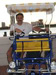 Roger J. Wendell on a Quadracycle at St Petersburg, Florida - 08-22-2006