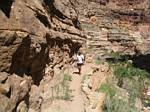 Roger J. Wendell alongside Hermit Creek, Grand Canyon - April, 2006