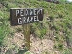 Pediment gravel on Green Mountain - May 27, 2007