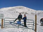 Roger J. Wendell and Steve Farley on Green Mountain - 12-31-2006