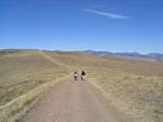 Walking to the top of Green Mountain - March 05, 2006