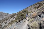 Jeff Wind hiking up to Telescope Peak by Roger J. Wendell - 06-07-2011