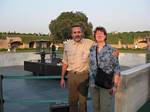 Raj Ghat, Final resting place of Mahatma Gandhi in old Delhi, India, on the bank of the Yamuna River by Roger J. Wendell - November 23, 2008