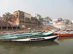 Ganges River at Varanasi, India, by Roger J. Wendell - December 4th & 5th, 2008