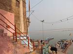 Ganges River at Varanasi, India, by Roger J. Wendell - December 4th & 5th, 2008