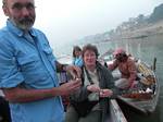 Ganges River at Varanasi, India, by Roger J. Wendell - December 4th & 5th, 2008