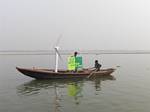 Ganges River at Varanasi, India, by Roger J. Wendell - December 4th & 5th, 2008