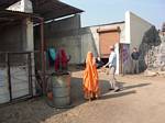 Asharam Bapu's Goshala, womens dairy near Jaipur, India by Roger J. Wendell - November 27, 2008