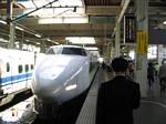 Bullet Train Coming In - May, 2004