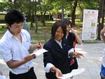 Japanese Students Loved Practing Their English With Us! - May, 2004