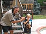 Garrett and Uncle Roger Wendell - July 4th, 2006