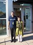 Roger Wendell and Yukari Miyamae at KGNU's Denver Open House on 08-29-2006