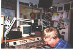 Roger J. Wendell visiting KBUT Community Radio - Carbondale, Colorado - April, 2002