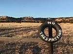 No Trespassing Tire