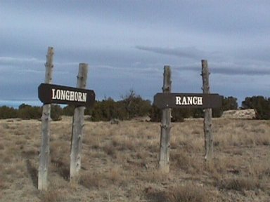 Longhorn Ranch Entrance Signs