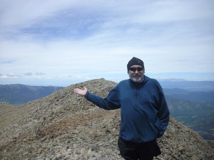 Roger J. Wendell on top West Spanish Peak - 07-12-2015