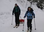 Bruce, Carrie and their Sled