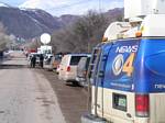 News Media at Woody Creek for Hunter S. Thompson