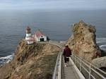 On the steps of the Point Reyes Lighthouse - 11-12-2007