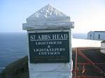 St Abb's Head Lighthouse on the east coast of Scotland - 10-13-2006