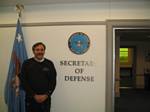 Roger J. Wendell at the Secretary of Defense' office in the Pentagon - 04-18-2007