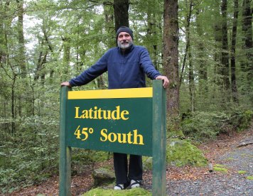 Roger J. Wendell at 45 Degrees south in New Zealand - November 2013