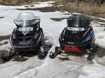 Snowmobiles in Pagosa Springs, Colorado - 03-08-2007