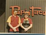 Larry and Mary Moreland at Pup 'N' Taco - 1980s