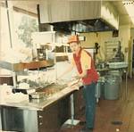 Larry Moreland at Pup 'N' Taco - 1980s