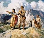 Sacajawea with Lewis and Clark