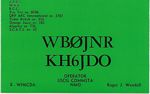 KH6JDO/WB0JNR's Mid 1970s QSL Card