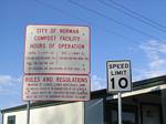 Sign for Composting at the City of Norman, Oklahoma - 05-13-2006