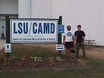 Roger visiting Roger at CAMD - Louisiana State University's Synchrotron Facility, 2000