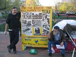 Roger J. Wendell and William Thomas Hollenbeck's 25 Year White House Peace Vigil - 04-20-2007