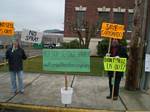 Sludge Protest in Front of the White River School District, Washington State - 12-11-2007